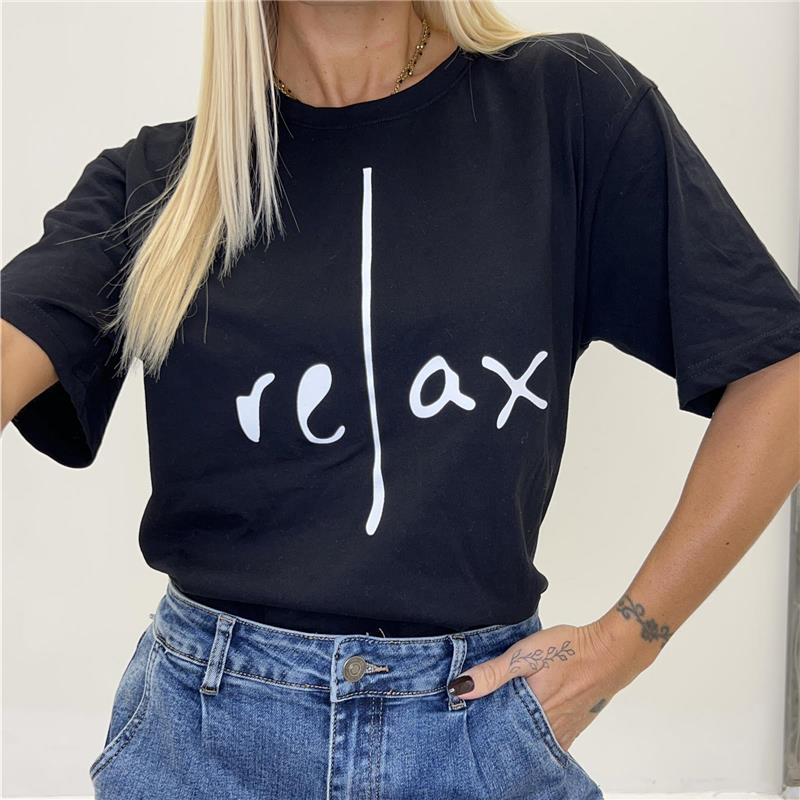 t-shirt in cotone relax